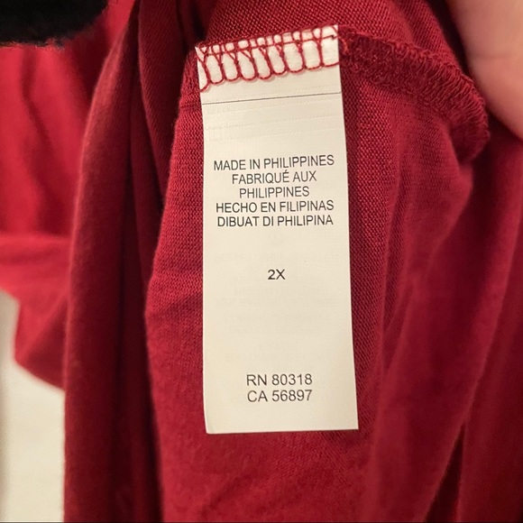 Lucky Brand Long Sleeve Top 2X - Picture 9 of 9